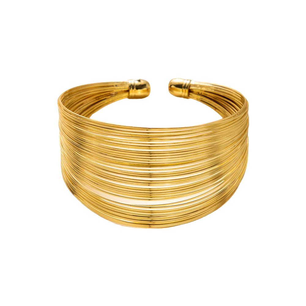 Amazon.com: CSIYANJRY99 18K Gold Bangles Bracelets for Women